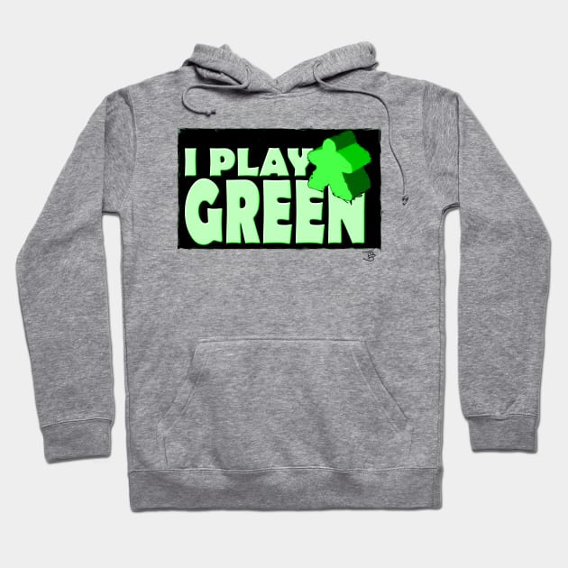 I Play Green Hoodie by Jobby